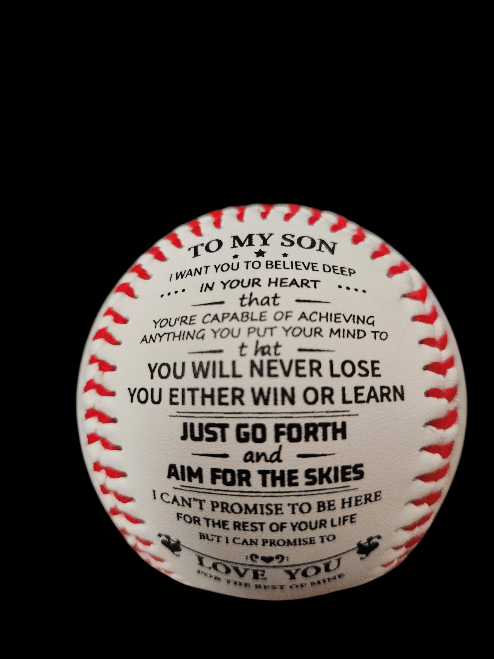 A heartfelt letter from a mother to her son with encouraging and loving words.