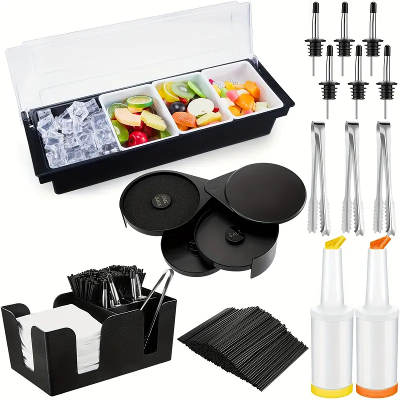 A versatile cocktail shaker set with mixing tools and accessories.