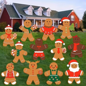 Gingerbread Lawn Decorations