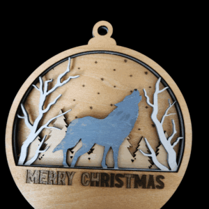 Ornament Howling Wolf